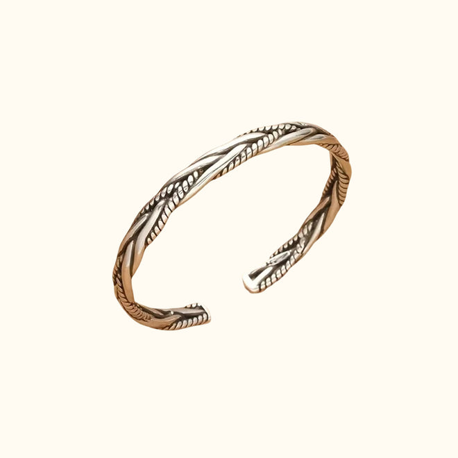 MILA-SILVER BANGLE