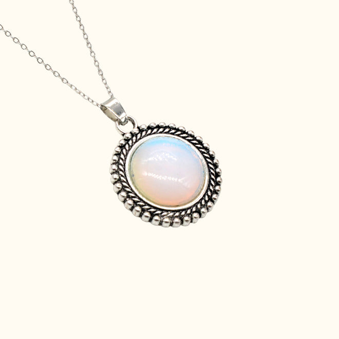OLIVIA-STONE NECKLACE